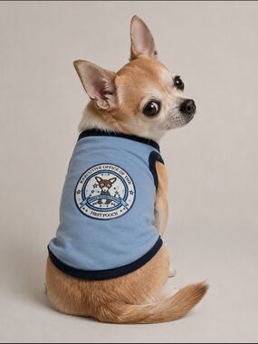 🐶 NWT Blue “First Pooch” Dog Tank Top Shirt | Small Pet Apparel
